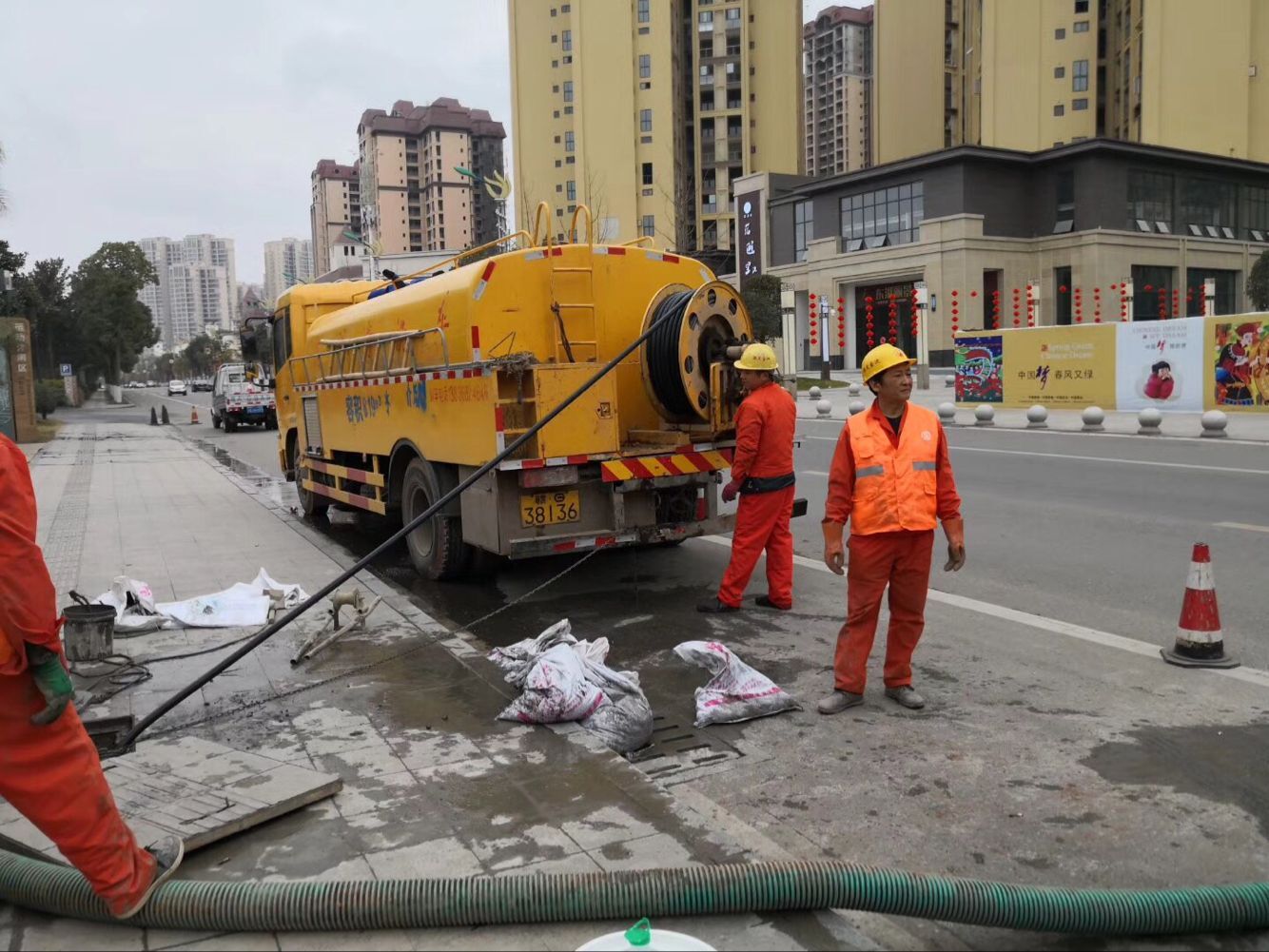 房山排污管道清淤-管道清洗