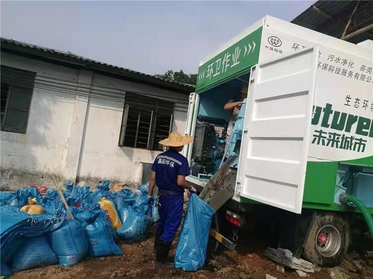 房山工业污泥压干处理